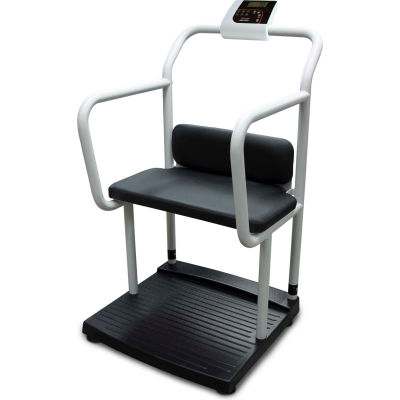 Rice Lake 250-10-4 Bariatric Handrail & Chair Scale, 1000 lb x 0.2 lb