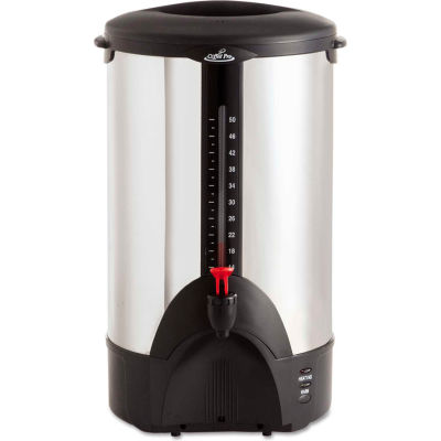 Coffee Pro CP50-Percolating Urn, 50-Cup, Stainless Steel, 120V