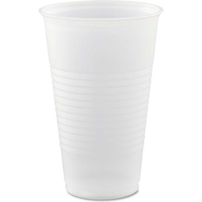 Dart® Conex Plastic Cold Cups, 16 oz, Translucent, 1000/Carton