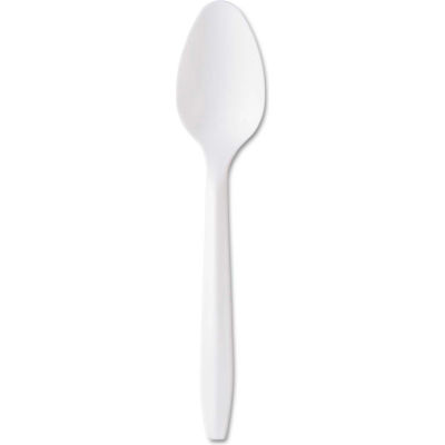 GEN GENPPTS, Teaspoon, Plastic, White, 1000/Carton