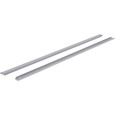 Wide Span Rack 96"W x 24"D x 84"H With 3 Shelves Wire Deck 800 Lb Capacity Per Level - Gray
