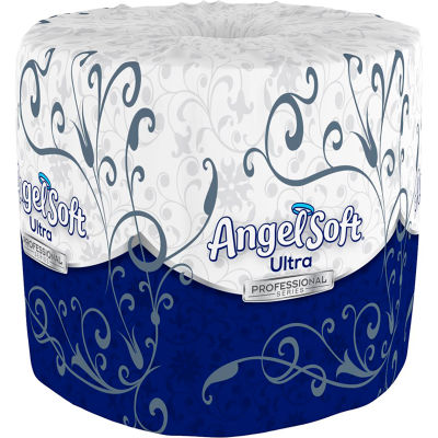 Angel Soft Ultra Professional Series® 2-Ply Embossed Toilet Paper By GP Pro, 20 Rolls Per Case