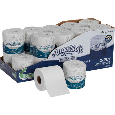 GP Angel Soft Ultra Professional Series 2-Ply Premium Embossed Bathroom Tissue 20 Rolls/Case 1632014