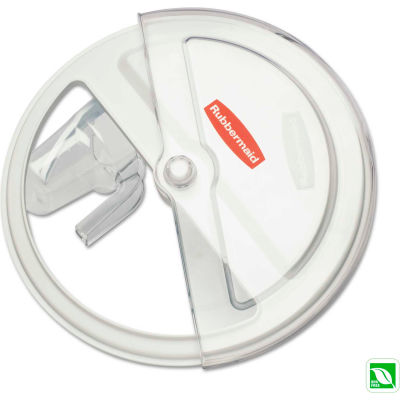 Rubbermaid® Commercial ProSave Sliding Lid, 20 3/4" x 5" x 20 3/4", White/Clear