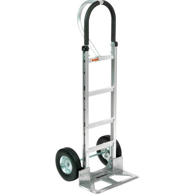 Global Industrial™ Aluminum Hand Truck - Loop Handle - Semi-Pneumatic Wheels
