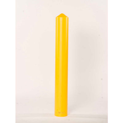 Eagle Smooth Bollard Post Sleeve 6" Yellow, 1736Y