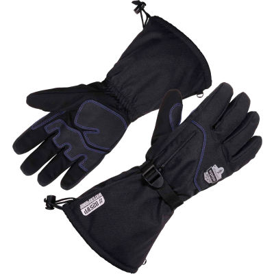 Ergodyne® ProFlex® 825WP Thermal Waterproof Winter Work Gloves, XL, Black
