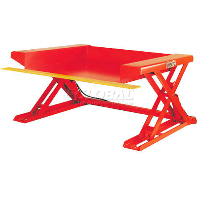 PrestoLifts™ Floor Level Powered Lift Table XZ44-20H Hand Control 2000 Lb.