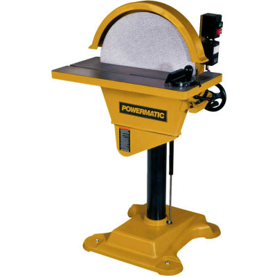 Powermatic 1791264 Model DS-20 3HP 3-Phase 230V/460V (Wired 230V) Disc Sander