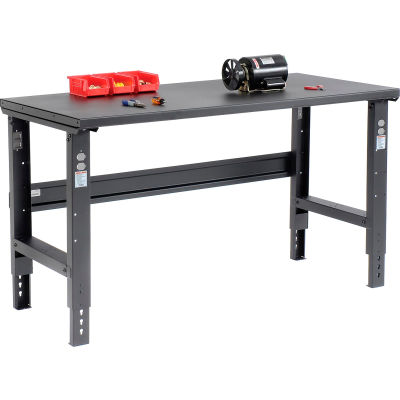 Global Industrial™ 60x30 Adjustable Height Workbench C-Channel Leg ...