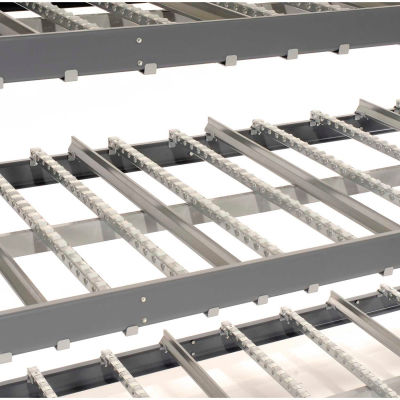 Global Industrial™ Carton Flow Shelving Single Depth 3 LEVEL 96W" x 36"D x 84"H