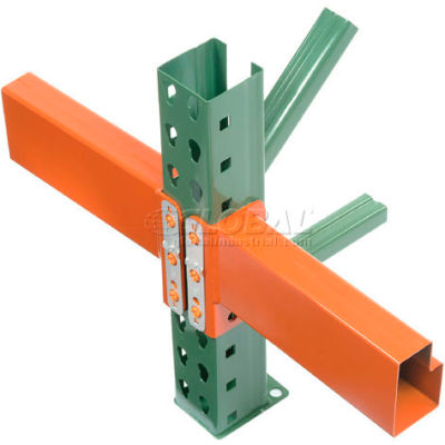 Husky Rack & Wire Pallet Rack Teardrop Beam - 144"L x 6"H - 8,300# Cap Per/Pair (2 PCS)
