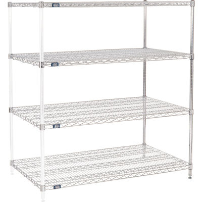 Nexel® Chrome Wire Shelving Add-On - 48"W x 30"D x 54"H