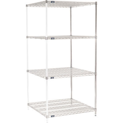 Nexel® Chrome Wire Shelving Add-On - 36"W x 36"D x 86"H