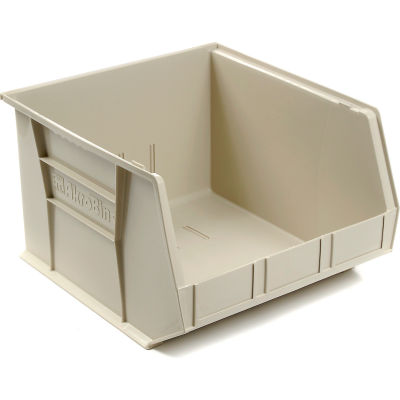Akro-Mils AkroBin® Plastic Stacking Bin 30270 - 16-1/2"W x 18"D x 11"H, Stone - Pkg Qty 3
