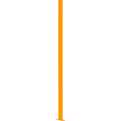 Global Industrial Machinery Wire Fence Partition Connecting Post, Yellow