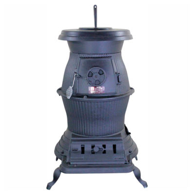 Railroad Potbelly Coal Stove 1869, 75000 BTU, 1500 Sq. Ft.