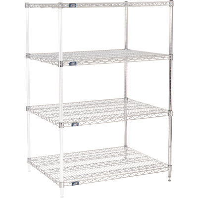 Nexel® Chrome Wire Shelving Add-On - 36"W x 30"D x 54"H