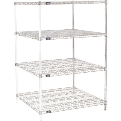 Nexel® Chrome Wire Shelving Add-On - 36"W x 36"D x 63"H