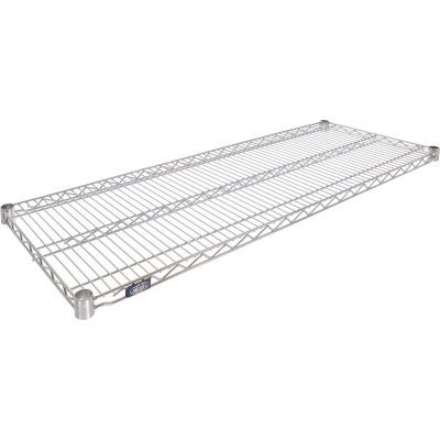 Nexel® Stainless Steel Wire Shelf 60 x 24 with Clips