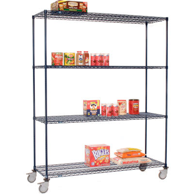 Nexelon® Wire Shelf Truck, 1200 lb. Capacity, 72"L x 18"W x 69"H