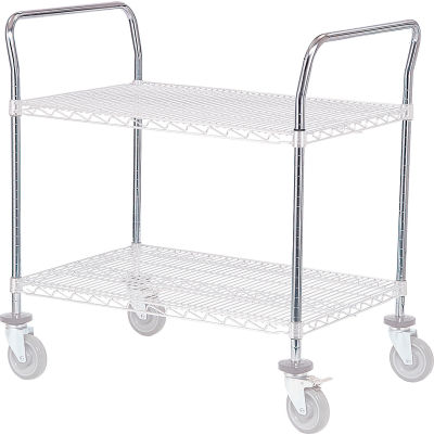 Nexel® AH18C Chrome Utility Cart Handle 18" (Priced Each, In A Package Of 2) - Pkg Qty 2