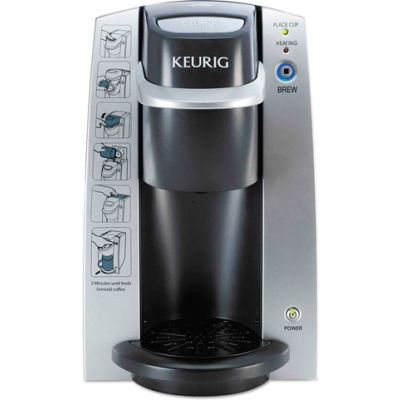 Keurig K130 - Single Cup, Commercial Hospitality Brewer, Silver/Black,