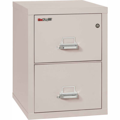 Fireking Fireproof 2 Drawer Vertical File Cabinet - Legal Size 21