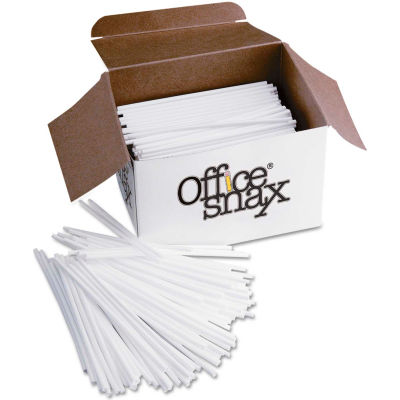 Office Snax OFXSTR5 - Stirrers, 5"L, Plastic, 1,000/Box, White