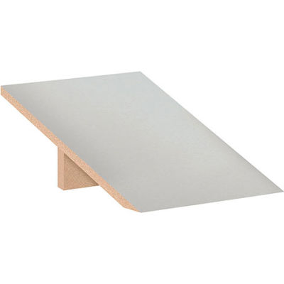 Salsbury Sloping Hood 22251 for 18"D Extra Wide Designer Wood Locker 1 Wide Gray