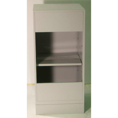 Fenco Corner Teller Pedestal Cabinet 226-A - 19"W x 19"D x 38-1/2"H Champagne