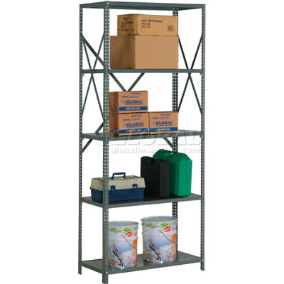 Global Industrial Steel Shelving 20 Ga 48"Wx24"Dx85"H Open Clip Style 5 Shelf
