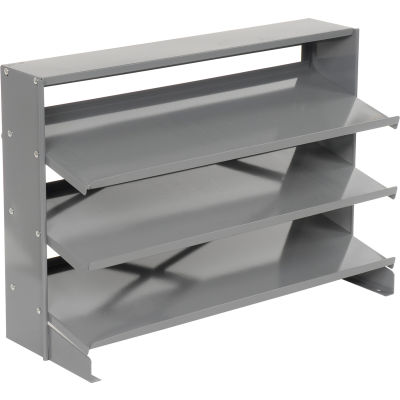 Bench Pick Rack For Corrugated Shelf Bins Without Bins