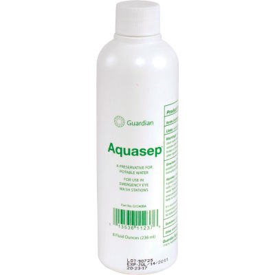 Guardian Equipment Case Of Four 8 Oz. Bottles Bacteriostatic Additive For Portable Eyewash Station