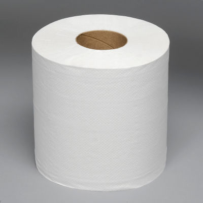 2-Ply Center-Pull Perforated Hand Towels 8" x 10", White 600 Ft./Roll, 6/Case - BWK6400