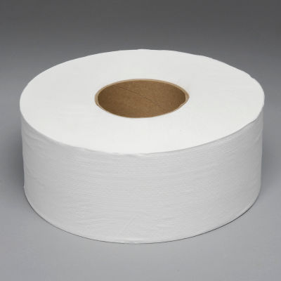 Boardwalk 2-Ply Jumbo Bath Tissue 9" Dia., White 1000 Ft./Roll, 12 Rolls/Case - BWK6100