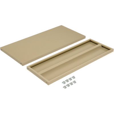 Global Industrial™ Additional Shelves for 36"W x 24"D Storage Cabinet - Tan