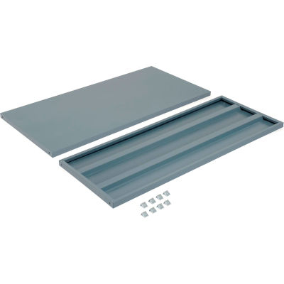 Global Industrial™ Additional Shelves for 48"W x 18"D Storage Cabinet - Gray