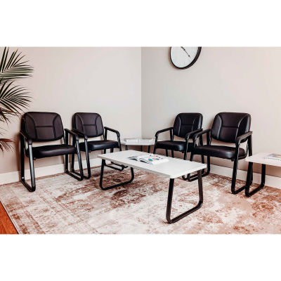 Interion® Rectangle Coffee Table 43" x 20" Gray Top