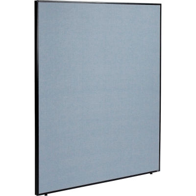 Interion® Office Partition Panel, 60-1/4"W x 96"H, Blue