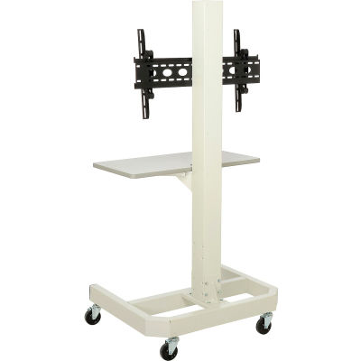 Global Industrial™ Orbit Mobile LCD/Plasma Cart, Beige