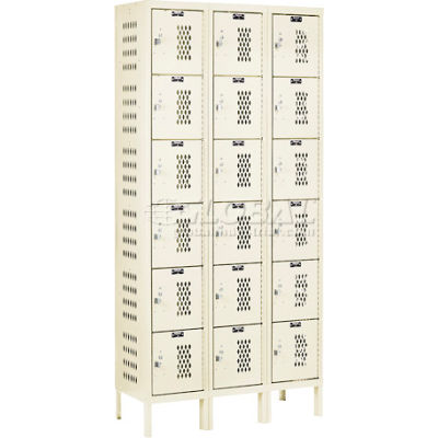 ventilated globalindustrial hallowell locker unassembled
