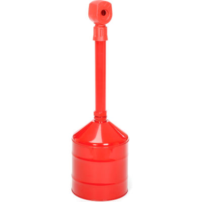 Justrite Heavy Duty Steel Outdoor Ashtray 5 Gal.