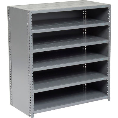 Global Industrial Steel Closed Shelving 6 Shelves No Bin - 36x18x39