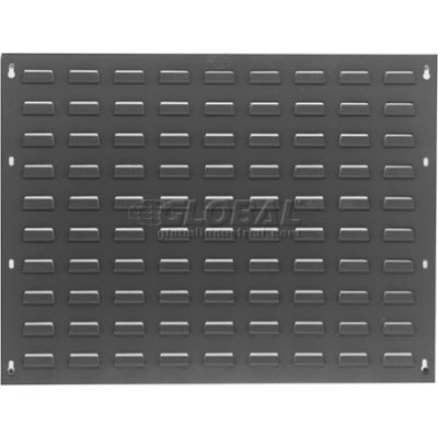 Louvered Wall Panel Without Bins 27x21 Gray - Pkg Qty 2