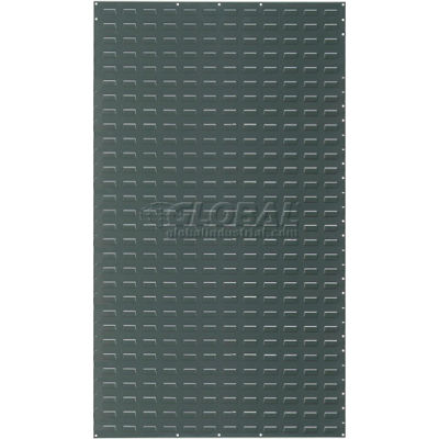 Global Industrial Louvered Wall Panel Without Bins 36x61 Gray