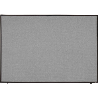 Interion® Office Partition Panel, 60-1/4"W x 42"H, Gray