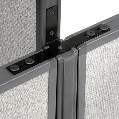 Interion® Low-High Three Way Kit For Two 46" Low Panel