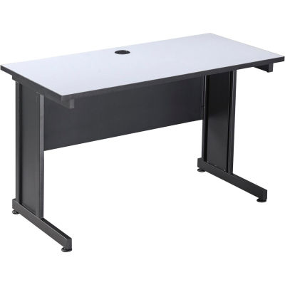 Interion® 48"W Desk - Gray