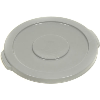 Global Industrial Plastic Trash Can Lid - 10 Gallon Gray
